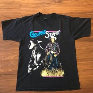 RARE!! George Strait Vintage Tour Shirt Excellent!